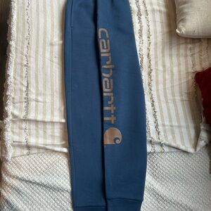Carhartt blue sweatpants Size XL 18-20 Youth (Read description)